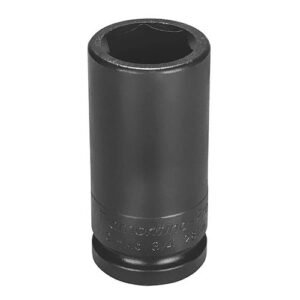 Dado de Impacto Hexagonal Largo en Acero Cromo Molibdeno 28 mm - Encastre 3/4'' Tramontina PRO