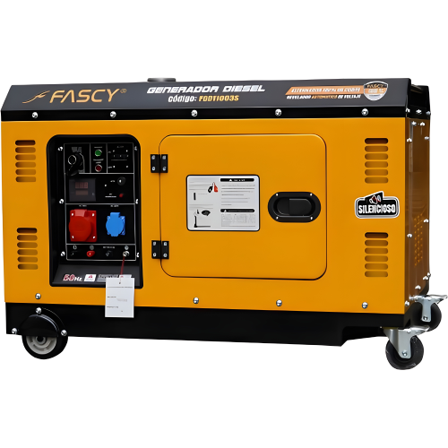Generador Diesel Fascy FGD11003S 220v 10.5 KVA - Amarillo/Negro